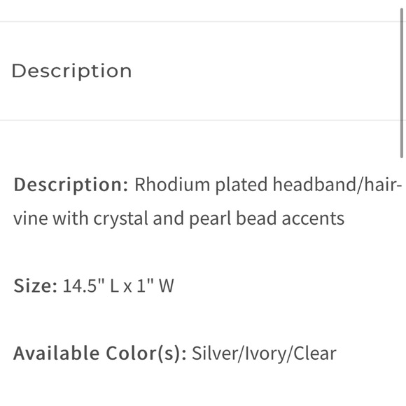 EnVogue Bridal Hairpiece - Picture 3 of 5